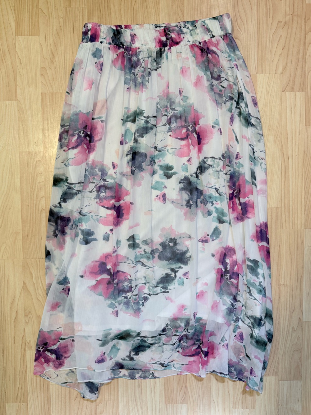 Zara Trafaluc Floral Maxi Skirt - M